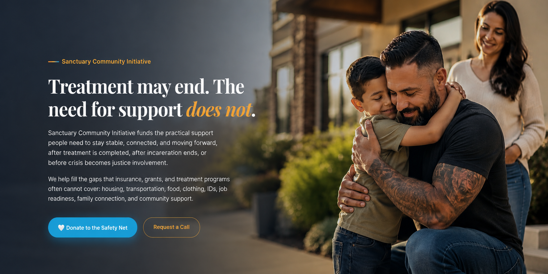 Sanctuary Community Initiative website